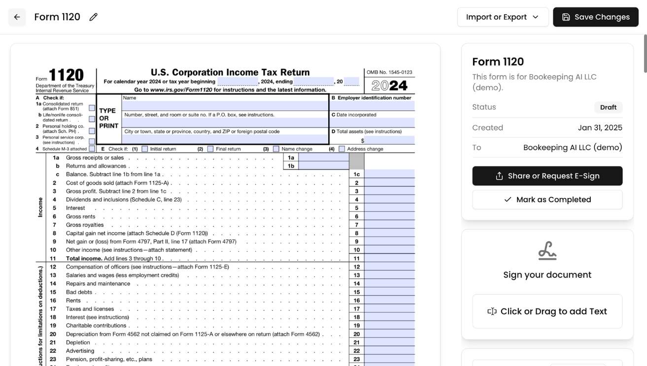 Fill Form in Browser